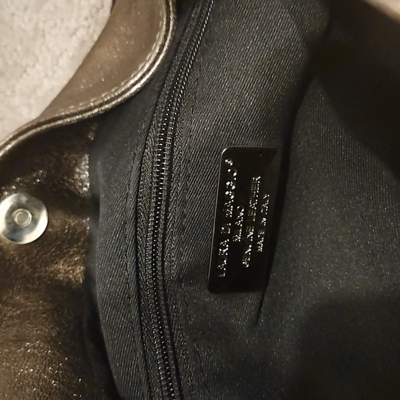 Rose gold leather bag, Made in Italy - Picture 4 of 8